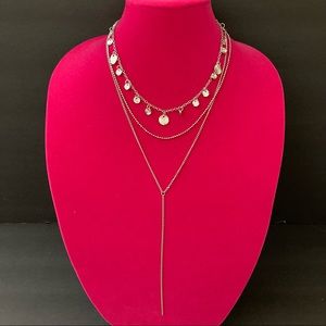 Panacea Layer Necklaces | Silver Tone | Brand New